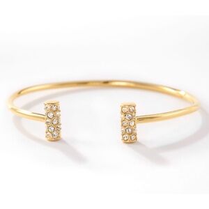 Touchstone Crystal Open Ended Bracelet